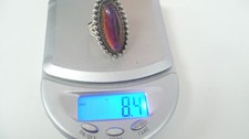 Estate Pawn Shop Vintage Fred Harvey Dragons Breath Sterling Ring Size 5 - Additional view 5
