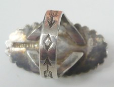 Estate Pawn Shop Vintage Fred Harvey Dragons Breath Sterling Ring Size 5 - Additional view 8