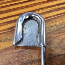 Vtg Fred Harvey Era Navajo Jeweled Large Safety Pin Brooch / Key Chain Sterling - Additional view 13