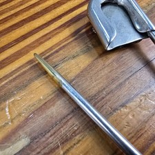 Vtg Fred Harvey Era Navajo Jeweled Large Safety Pin Brooch / Key Chain Sterling - Additional view 15