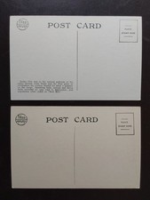 DODGE CITY, KS *  CATTLE ROUNDUP & SANTA FE PARK * (2) UNPOSTED FRED HARVEY WB - Additional view 1