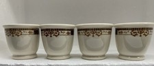 VTG Fred Harvey Railroad China Restaurant Ware Sterling China 4 Egg Cups Webster - Additional view 3