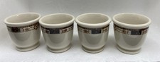 VTG Fred Harvey Railroad China Restaurant Ware Sterling China 4 Egg Cups Webster - Additional view 4