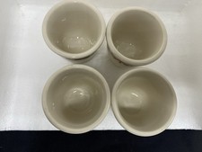 VTG Fred Harvey Railroad China Restaurant Ware Sterling China 4 Egg Cups Webster - Additional view 5