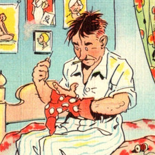 Vintage Postcard Time Saver Card I Am Too Darn Busy To Write Much Fred Harvey