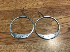 🔥NATIVE AMERICAN Navajo FRED HARVEY 925 Sterling Silver HUGE Turquoise Earrings - Additional view 7