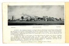 Santa Fe Railroad Indian Mexican Building Fred Harvey Booklet California Limited - Additional view 13