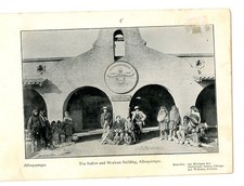 Santa Fe Railroad Indian Mexican Building Fred Harvey Booklet California Limited