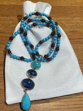 💥NATIVE AMERICAN Fred Harvey 1959 Navajo 925 Silver STUNNING Turquoise Necklace - Additional view 4