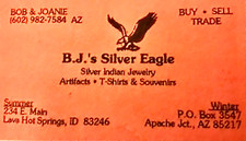 💥 Native Navajo Fred Harvey Sterling Silver Turquoise Pendant By Joleen Yazzie - Additional view 2