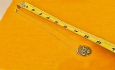 💥 Native Navajo Fred Harvey Sterling Silver Turquoise Pendant By Joleen Yazzie - Additional view 11