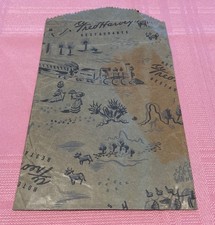 Scarce, 1950S Fred Harvey Restaurants, Gift Shop Bag, memorabilia,