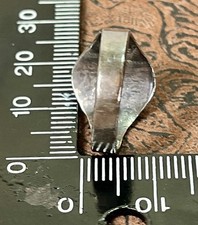 VTG Fred Harvey Era Sterling Silver Thunderbird Ring Green Turquoise Size Sz 5 - Additional view 12