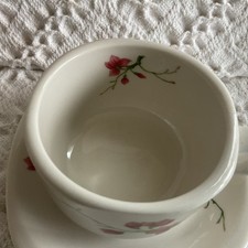 Syracuse Trend Berkeley 3 Cups & 3 Saucers Fred Harvey Cherry Santa Fe Railroad - Additional view 5