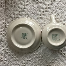 Syracuse Trend Berkeley 3 Cups & 3 Saucers Fred Harvey Cherry Santa Fe Railroad - Additional view 7