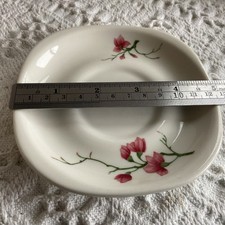 Syracuse Trend Berkeley 3 Cups & 3 Saucers Fred Harvey Cherry Santa Fe Railroad - Additional view 8