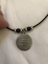 Fred Harvey California Condor Grand Canyon Courage Necklace Bird Silver Black - Additional view 3