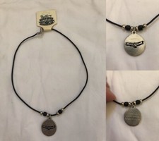 Fred Harvey California Condor Grand Canyon Courage Necklace Bird Silver Black