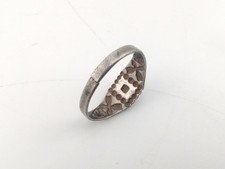 Vtg Fred Harvey Era Bell Trading Sterl Silver Turquoise Cross Arrow Ring Sz 4½ - Additional view 5