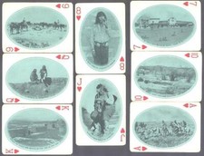Fred Harvey GREAT SOUTHWEST SOUVENIR PLAYING CARDS Native American Photos 1911 - Additional view 3