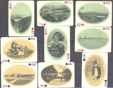 Fred Harvey GREAT SOUTHWEST SOUVENIR PLAYING CARDS Native American Photos 1911 - Additional view 5