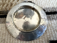 RARE vtg SOUTHWESTERN THUNDERBIRD TRINKET TRAY Fred Harvey era STERLING 46g dish - Additional view 2