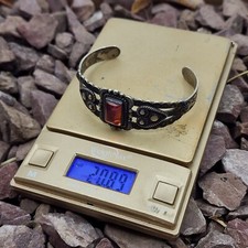 EXUBERANT Old Fred Harvey Era Navajo Sterling DRAGON'S BREATH Cuff Bracelet - Additional view 8