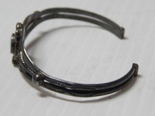 VINTAGE NAVAJO INDIAN 1940-50s FRED HARVEY STERLING SILVER TURQUOISE BRACELET - Additional view 2