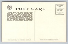 Fred Harvey Looking West from Hopi Point Grand Canyon Vintage Unposted Postcard - Additional view 1