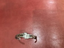 VTG Fred Harvey Era Navajo Double Thunderbird Turquoise Cuff Sterling Bracelet - Additional view 1