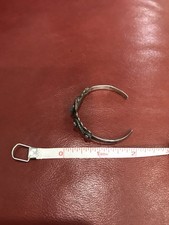 VTG Fred Harvey Era Navajo Double Thunderbird Turquoise Cuff Sterling Bracelet - Additional view 2