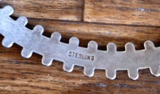 Navajo Fred Harvey Era Sterling Silver Necklace With Turquoise Stones!! 15