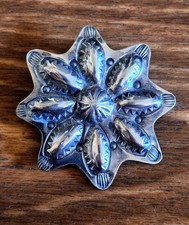 Navajo Fred Harvey Era Sterling Silver Star Brooch Pin!! 12 Grams!! 1.75
