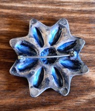 Navajo Fred Harvey Era Sterling Silver Star Brooch Pin!! 12 Grams!! 1.75