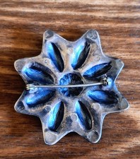 Navajo Fred Harvey Era Sterling Silver Star Brooch Pin!! 12 Grams!! 1.75