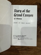 1952 Story Of The Grand Canyon How It Was Made Fred Harvey BEAUTIFUL Graphics - Additional view 4