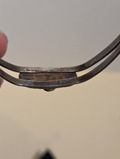 Navajo Cuff Bracele Early Fred Harvey Style Sterling Silver Turquoise Handmade  - Additional view 9