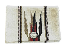 STUNNING VINTAGE EL GRANDEE FRED HARVEY 1940’S CHIMAYO PURSE CLUTCH BAG