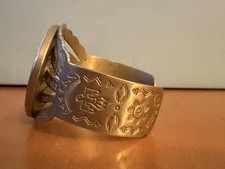 Fred Harvey Era Coin Cuff Bracelet 1926 Liberty Coin - Additional view 4