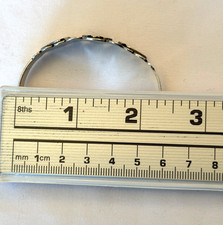 VINTAGE 30s FRED HARVEY THUNDERBIRD BRACELET STERLING SILVER NATIVE AMERICAN 14g - Additional view 17