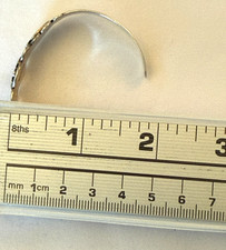 VINTAGE 30s FRED HARVEY THUNDERBIRD BRACELET STERLING SILVER NATIVE AMERICAN 14g - Additional view 18