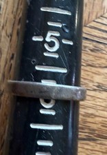 Fred Harvey Era Vintage Navajo Ring Sterling Silver Turquoise Size 6 - Additional view 3