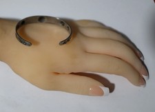 Antique 1930's Fred Harvey Era Navajo Coin arrow 900 Sterling Silver Bracelet - Additional view 3