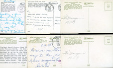 6 Grand Canyon Fred Harvey Postcards Mather Yavapai Point Hermits Rest Kaibab - Additional view 1