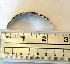 VINTAGE 30s FRED HARVEY THUNDERBIRD BRACELET STERLING SILVER NATIVE AMERICAN 14g - Additional view 16