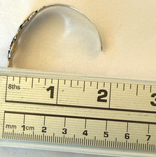 VINTAGE 30s FRED HARVEY THUNDERBIRD BRACELET STERLING SILVER NATIVE AMERICAN 14g - Additional view 17