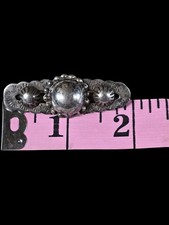 VINTAGE NAVAJO FRED HARVEY ERA STERLING SILVER BROOCH PIN - Additional view 2