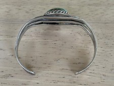 Vintage Fred Harvey Era Navajo Sterling Silver Turquoise Bracelet - Additional view 7