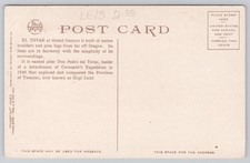 Vintage Hotel El Tovar Grand Canyon Arizona Fred Harvey Postcard - Additional view 1