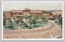 Vintage Hotel El Tovar Grand Canyon Arizona Fred Harvey Postcard